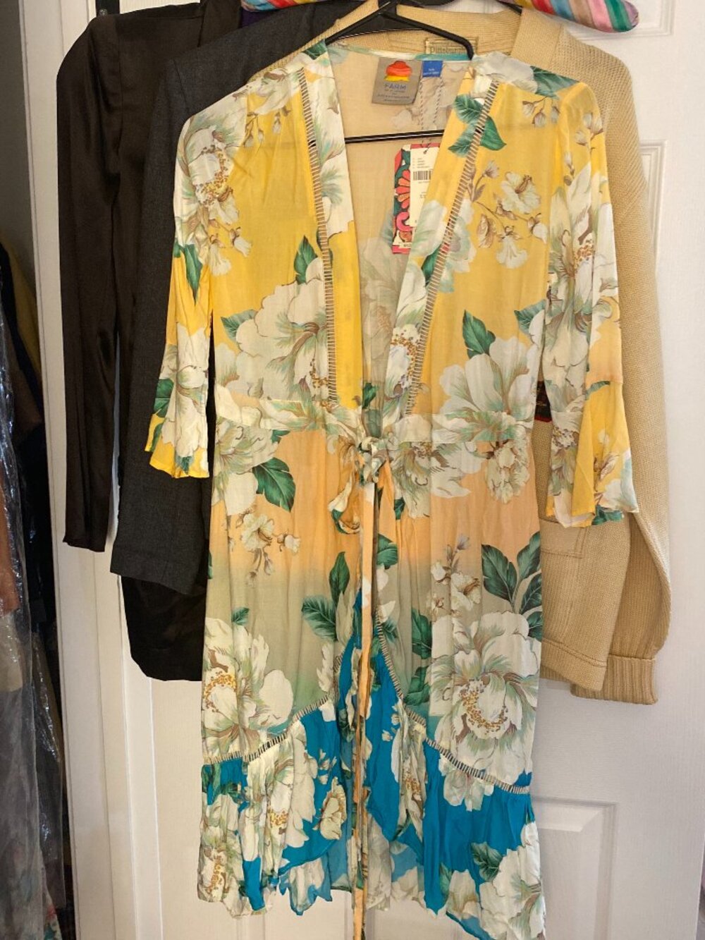 FARM Rio for Anthropologie Floral Mini Dress / Cover-Up – NWT